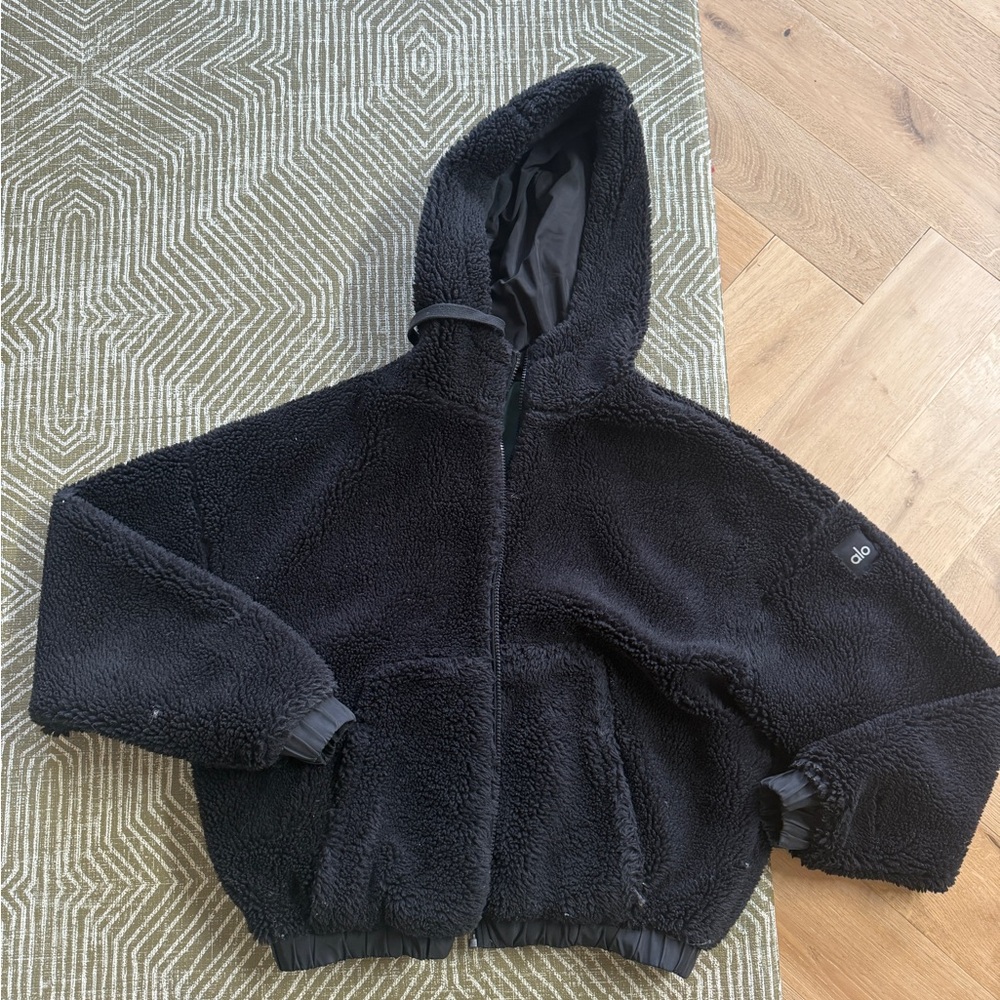 Cozy Black Hooded Jacket